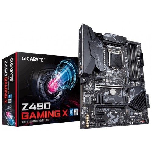 Материнская плата Gigabyte Z490 GAMING X Soc-1200 Intel Z490 4xDDR4 ATX AC`97 8ch(7.1) GbLAN RAID+HDMI