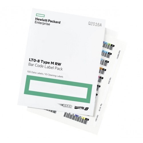 Наклейка HPE Q2015A LTO-8 Ultrium RW Bar Code Label Pack