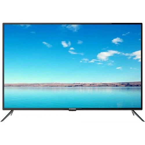 Телевизор LED Starwind 50" SW-LED50UA401 черный/Ultra HD/60Hz/DVB-T/DVB-T2/DVB-C/DVB-S2/USB/WiFi/Smart TV (RUS)