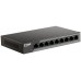 Коммутатор D-LINK DSS-100E-9P/A1A L2 Unmanaged 8 10/100Base-TX ports and 110/100/1000Base-T port