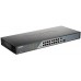 Коммутатор D-LINK DSS-100E-18P/A1A L2 Unmanaged 16 10/100Base-TX ports and 110/100/1000Base-T port and 1 1000Base-T SFP combo-port (16 PoE ports802.3af/802.3at (30 W), PoE Budget 230 W, up to 250 m power deli