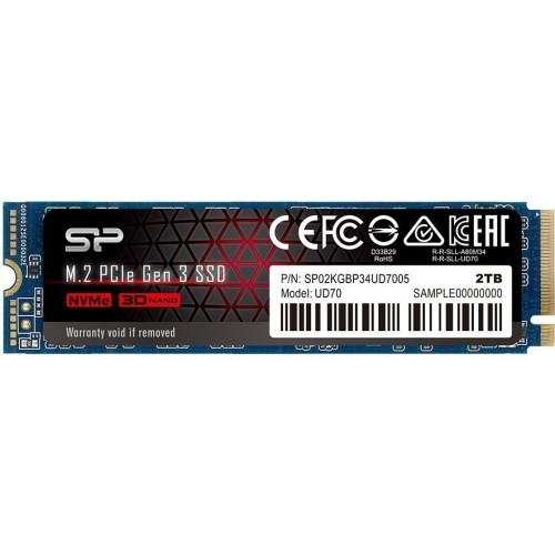 Твердотельный накопитель 2Tb SSD Silicon Power UD70 (SP02KGBP34UD7005)