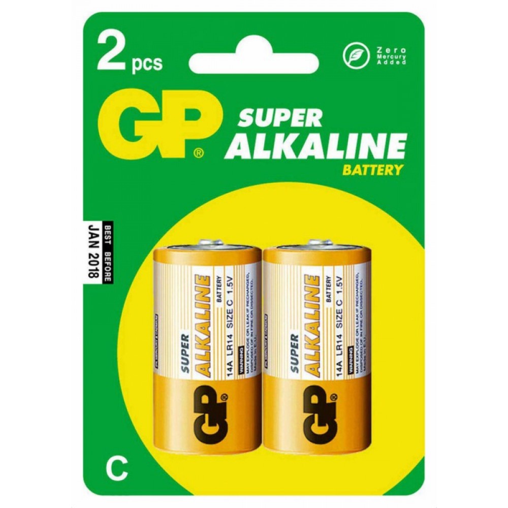 Элемент питания c. Батарейка lr14 GP super Alkaline. Батарейка GP lr14. Батарейка GP GP-lr14 super. GP батарейка super Alkaline lr14 14a (2шт на блистере).
