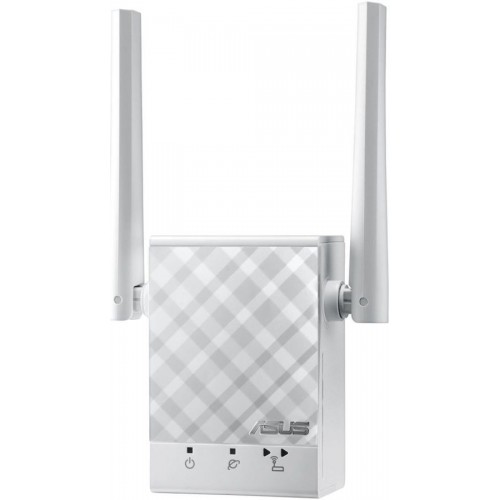 WI-FI репитер ASUS RP-AC51, 802.11n + 802.11 ac, до 300 + 433Мбит/c, 2,4 + 5 гГц, LAN ; 90IG03Y0-BO3410