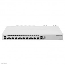 Роутер MikroTik 2004-1G-12S+2XS with Annapurna Alpine AL32400 Cortex A57 CPU (4-cores, 1.7GHz per core), 4GB RAM, 1x Gigabit RJ45 port, 12x 10G SFP+ cages, 2 x 25G SFP28 cages, RouterOS L6,