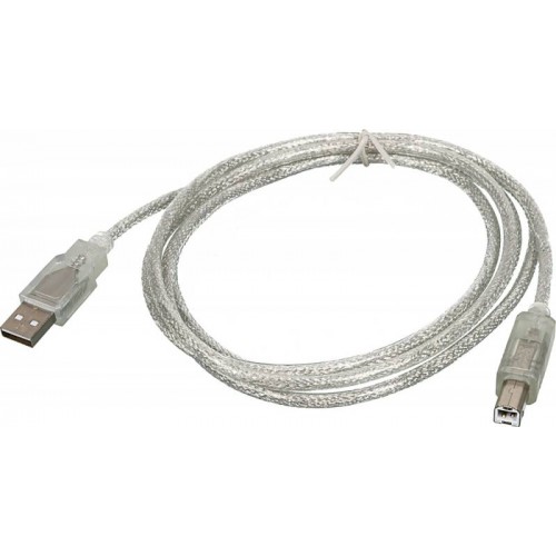 Кабель Ningbo USB A(m) USB B(m) 1.8м прозрачный 841865