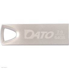 Флеш Диск Dato 64Gb DS7016 DS70016-64G USB2.0 серебристый
