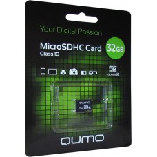 Карта памяти 32Gb MicroSD QUMO Class 10 (QM32GMICSDHC10U1NA)