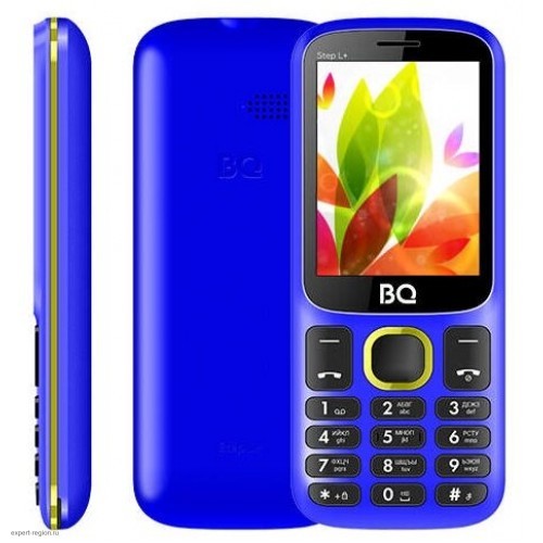 Мобильный телефон BQ 2440 Step L+ Blue/Yellow 