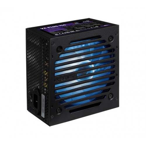 Блок питания Aerocool VX Plus 750 RGB 750W, ATX v2.3, RGB Fan 12cm, 500mm cable, Retail