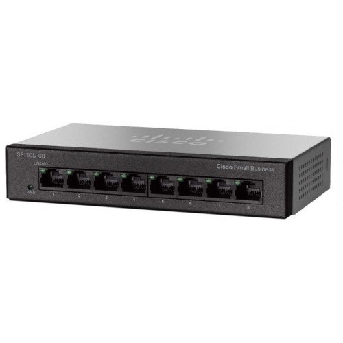 Коммутатор (switch) Cisco SF110D-08HP-EU