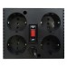 Стабилизатор напряжения Powercom Voltage Regulator, 3000VA, Black, Schuko (304917)