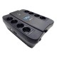 ИБП Powercom Back-UPS SPIDER, Line-Interactive, LCD, AVR, 900VA/540W, Schuko, black (1168465)