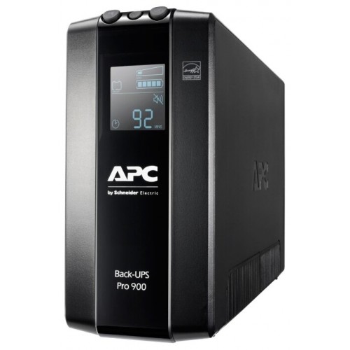 ИБП APC Back-UPS Pro BR 900VA/540W, 6xC13 Outlets(6 batt.), AVR, LCD, Data/DSL protect, 10/100 Base-T, USB, PCh, user repl. batt., 2 y warr.