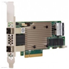 Контроллер LSI MegaRAID SAS9480-8i8e (05-50031-00) (PCI-E 3.1 x8, LP) Tri-Mode SAS/SATA/PCIe(NVMe) 12G, RAID 0,1,5,6,10,50,60, 16port (2*intSFF8643 + 2*extSFF8644), 4GB onboard, Каб.отдельно