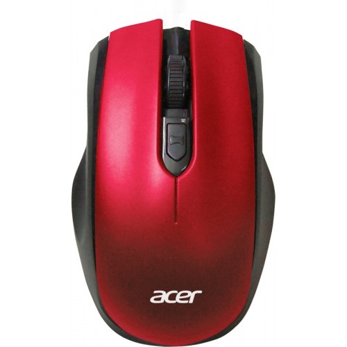 Мышь Acer OMR032 черный/красный оптическая (1600dpi) беспроводная USB (4but)