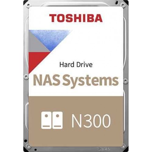 Жесткий диск Toshiba SATA-III 8Tb HDWG180EZSTA NAS N300 (7200rpm) 256Mb 3.5" Rtl