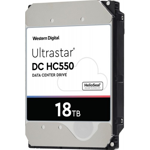 Жесткий диск WD Original SATA-III 18Tb 0F38459 WUH721818ALE6L4 Ultrastar DC HC550 (7200rpm) 512Mb 3.5"