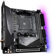 Материнская плата Gigabyte B550I AORUS PRO AX Soc-AM4 AMD B550 2xDDR4 mini-ITX AC`97 8ch(7.1) 2.5Gg RAID+HDMI+DP