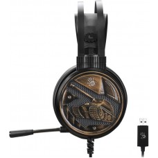 Наушники с микрофоном A4 Bloody G650S черный/бронзовый 2м USB оголовье (G650S)