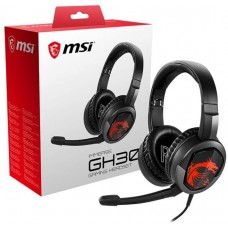 Наушники с микрофоном MSI GH30 черный (S37-2101000-SV1)