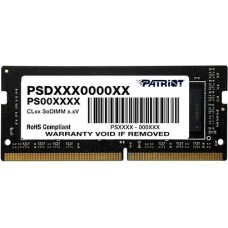 Память DDR4 4Gb 2666MHz Patriot PSD44G266681S RTL PC4-23400 CL15 SO-DIMM 260-pin 1.2В single rank
