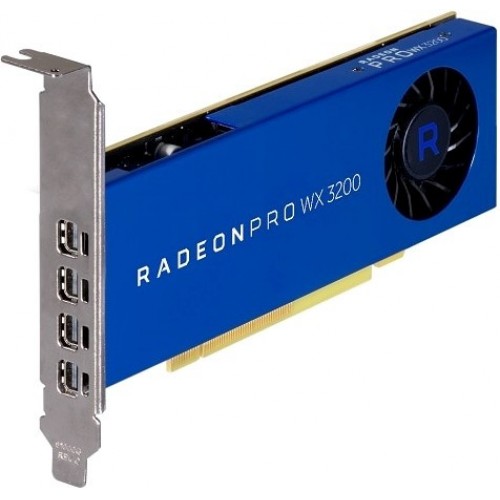 Видеокарта 4GB AMD Radeon Pro WX3200 (4 mDP) FH 490-BFQR
