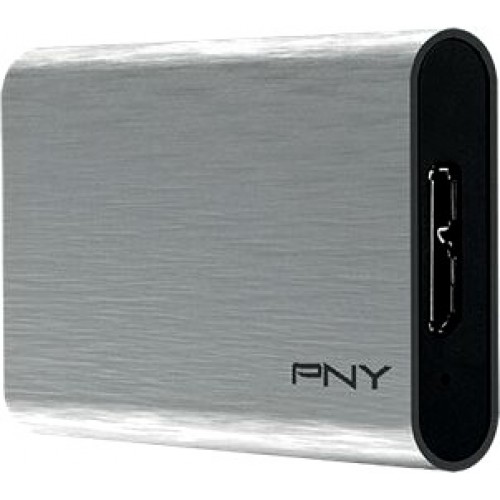 Твердотельный накопитель PNY 240GB Portable SSD Elite 1050S USB 3.1 Gen 1 R/W 430/400MB/s, Silver PSD1CS1050S-240-RB