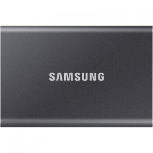 Твердотельный накопитель Samsung SSD 500GB T7 Touch, USB Type-C, R/W 1000/1050MB/s, Titanium MU-PC500T/WW