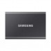 Твердотельный накопитель Samsung SSD 2TB T7 Touch, USB Type-C, R/W 1000/1050MB/s, Titanium MU-PC2T0T/WW
