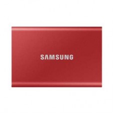 Твердотельный накопитель Samsung SSD 2TB T7 Touch, USB Type-C, R/W 1000/1050MB/s, Red MU-PC2T0R/WW