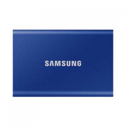 Твердотельный накопитель Samsung SSD 2TB T7 Touch, USB Type-C, R/W 1000/1050MB/s, Blue MU-PC2T0H/WW