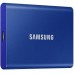 Твердотельный накопитель Samsung SSD 2TB T7 Touch, USB Type-C, R/W 1000/1050MB/s, Blue MU-PC2T0H/WW