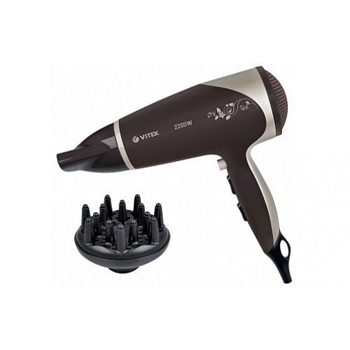 Фен Vitek VT-2327 CL коричневый