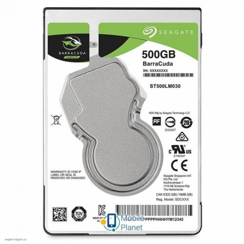 Жесткий диск HDD Seagate ST500LM030 2.5" Factory Recertified 1 year ST500LM030-FR