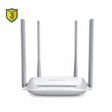 Маршрутизатор MERCUSYS N300 2.4 GHz, 1 WAN port 10/100Mbps + 3-port LAN 10/100 Mbps, 4 fixed antenna