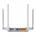 Маршрутизатор TP-LINK AC1200, 867 at 5 GHz +300 Mbps at 2.4 GHz, 802.11ac/a/b/g/n, 1 port WAN 10/100 Mbps + 4 ports LAN 10/100 Mbps, 4 fixed antennas