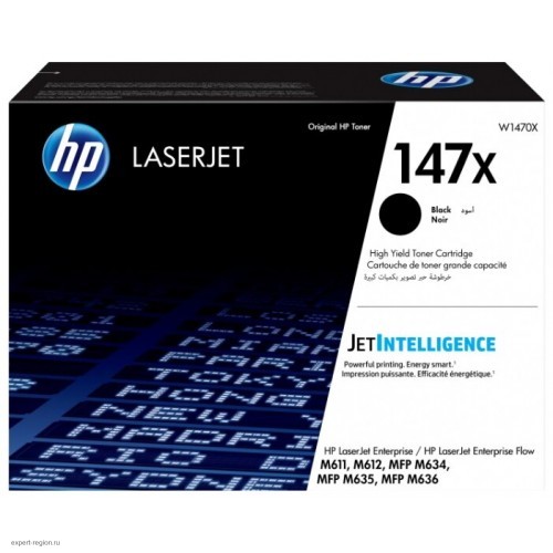 Картридж HP 147X для LJ M611/M612/M634/M635/M636, черный (25 200 стр.)