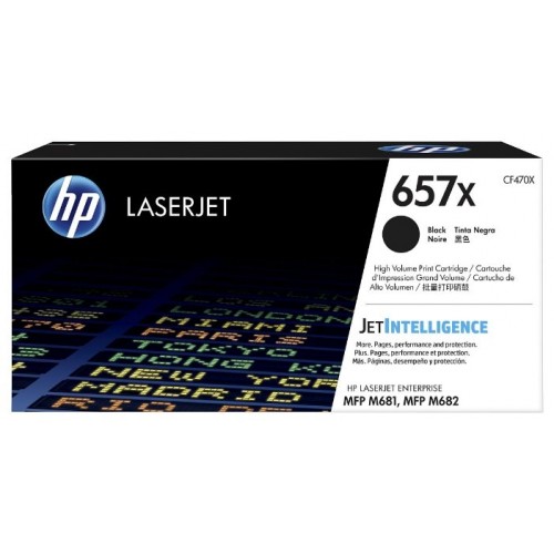 Картридж HP 657X для CLJ MFP M681/M682, черный (28 000 стр.)