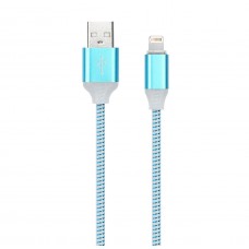 Кабель Smartbuy USB - 8 pin, с индикацией, 1 м, синий, с, шт