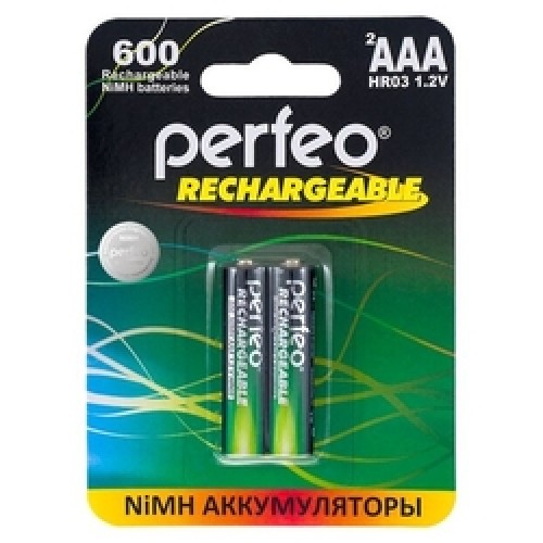 Батарейки Perfeo AAA1000mAh/2BL (2шт в уп-ке), шт
