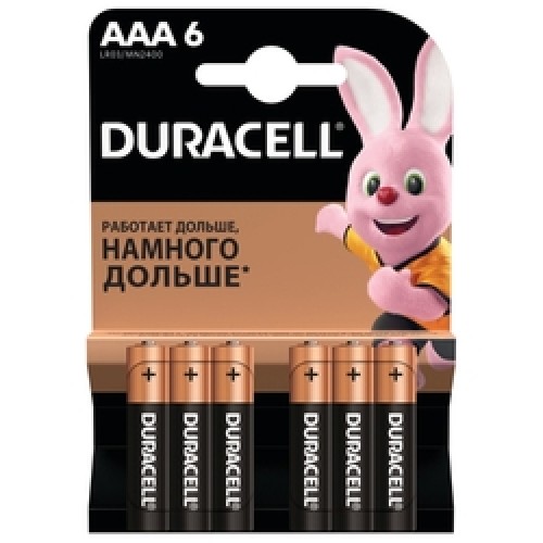 Батарейки Duracell LR03-2BL BASIC CN (24/96/14592) (2 шт. в, шт