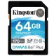 Флеш карта SDXC 64Gb Kingston Canvas Go! Plus UHS-I U3 170MB/s (SDG3/64GB)