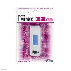 Накопитель USB 32Gb Mirex Shot (13600-FMUWST32) Белый