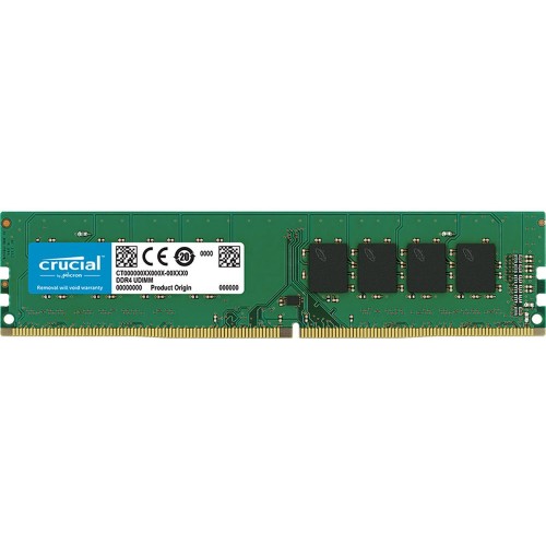 Память оперативная Crucial 4GB DDR4 2666 MT/s (PC4-21300) CL19 SR x16 Unbuffered DIMM 288pin