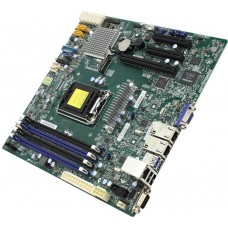 Материнская плата Supermicro X11SSH-F, 1x LGA 1151, Intel® C236, Intel® 6th Gen E3-1200 v5/ Core i3, Pentium, Celeron processors, 4xDIMM DDR4 ECC UDIMM  (up to 64GB), 1x PCI-E 3.0 x8 (in x16) + 1 PCI-E 3.0 x4 (in x8)+1 PCI-E 3.0 x8, 2GBLAN+1Mgmt LAN, 8x S