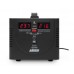 Стабилизатор POWERMAN AVS 500D, черный, ступенчатый регулятор, цифровые индикаторы уровней напряжения, 500ВА, 140-260В, максимальный входной ток 5А, 2 евророзетки, IP-20, напольный,  200мм х 150мм х 140мм, 2,3 кг. POWERMAN AVS 500D Black