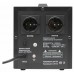 Стабилизатор POWERMAN AVS 2000D, черный, ступенчатый регулятор, цифровые индикаторы уровней напряжения, 2000ВА, 140-260В, максимальный входной ток 12А, 2 евророзетки, IP-20, напольный,  200мм х 160мм х 190мм, 4.9 кг. POWERMAN AVS 2000D Black