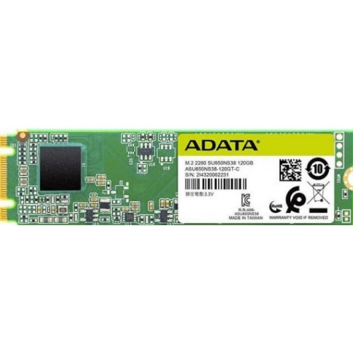 Твердотельный накопитель ADATA 120GB SSD SU650 M.2 2280 SATA 6Gb/s R/W 540/410 MB/s 3D TLC