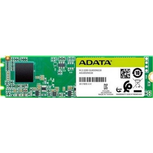 Твердотельный накопитель ADATA 240GB SSD SU650 M.2 2280 SATA 6Gb/s R/W 550/500 MB/s 3D TLC